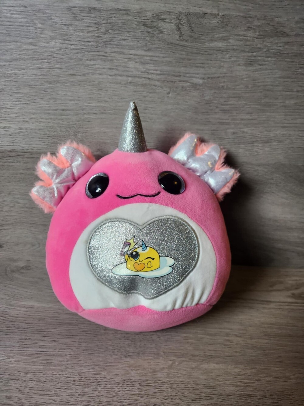 Zuru Rainbowcorn Pink EGGZANIA Squishy Plush 9” Stuffed Animal